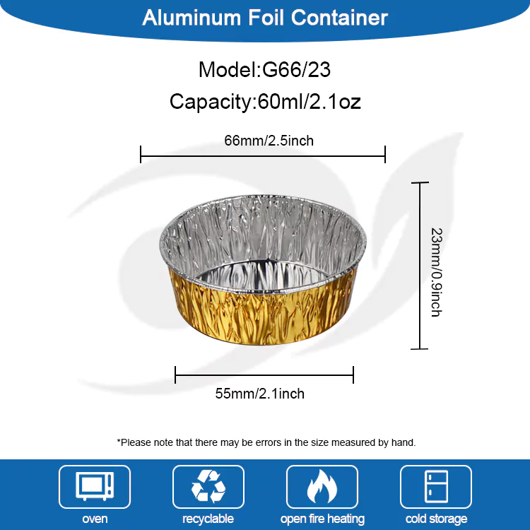 Argentum Aluminium Foil Food Containers disponibile circum lance
