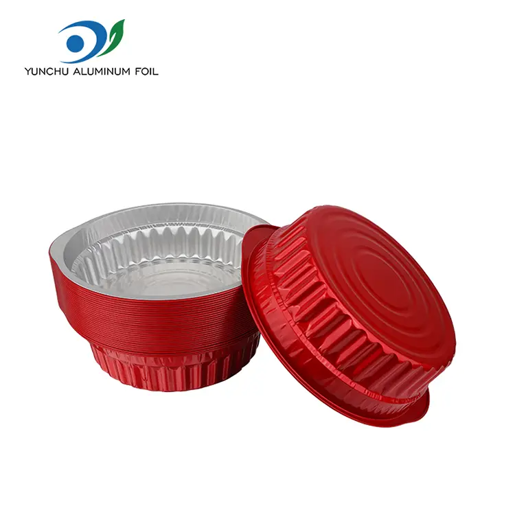 PROMPTU calidum ollam ollam et Pans rubrum aluminium ffoyle continentia