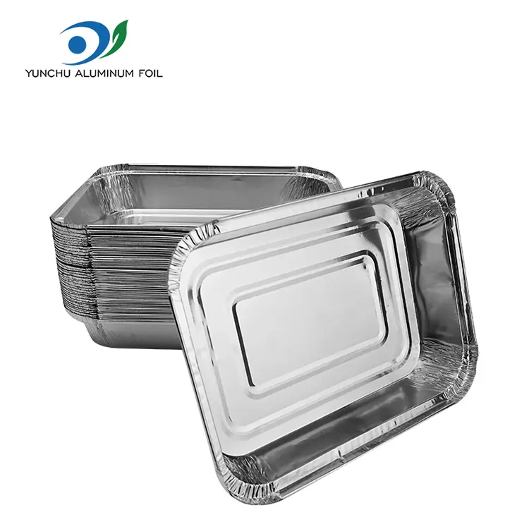 Rectangulum pistoria Sheet Silver Aluminium Foil Containers