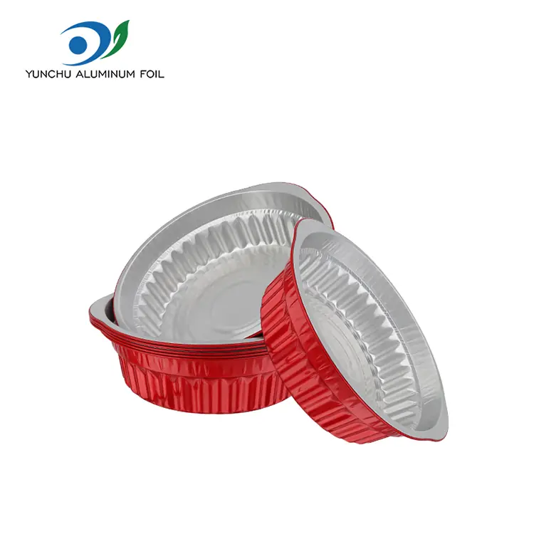 PROMPTU calidum ollam ollam et Pans rubrum aluminium ffoyle continentia