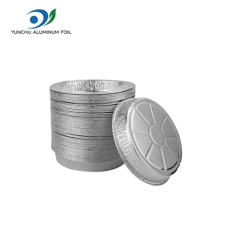 VII inch rugosa pizza Pan Silver Aluminium Foil Containers