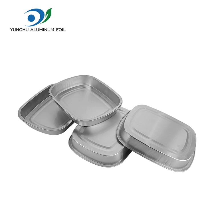 PROMPTU Catering Takeaway Argentum Square Aluminium Foil Containers