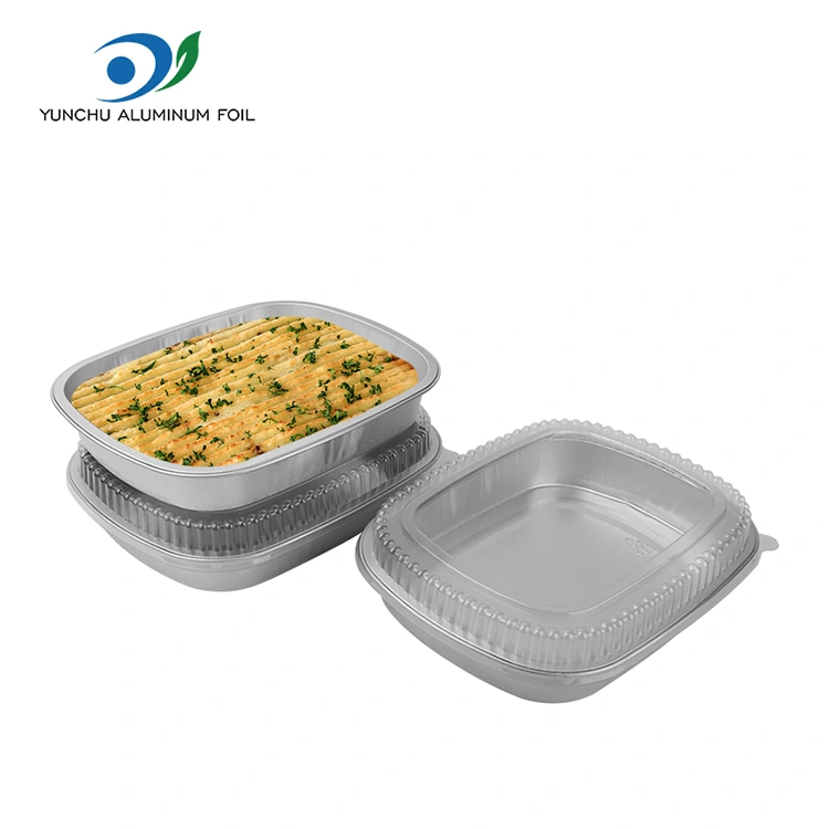 PROMPTU Catering Takeaway Argentum Square Aluminium Foil Containers