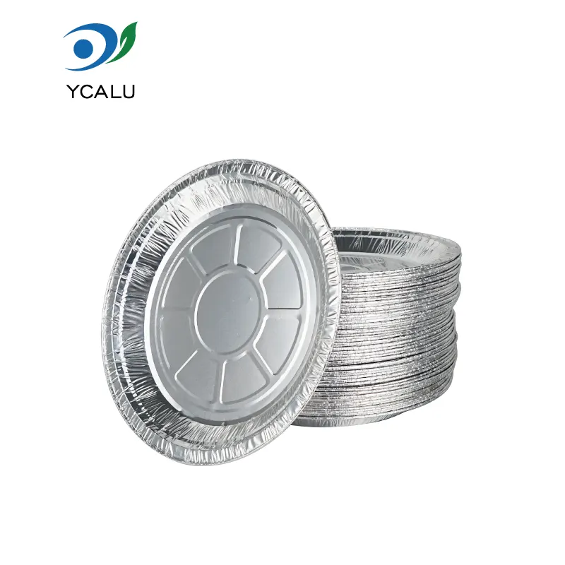 Discus aereus fryer Argenteus Aluminium Foil Food Containers