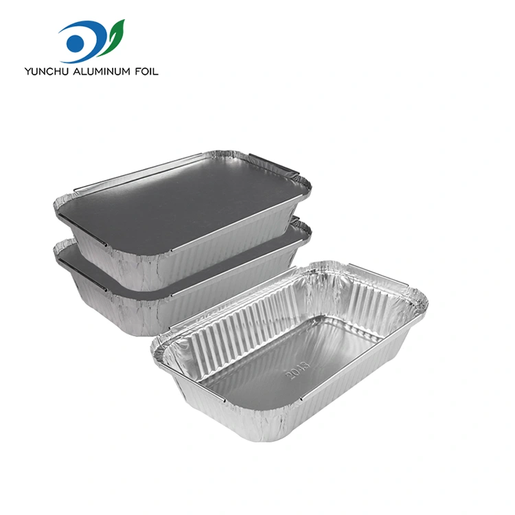 PROMPTU ieiunium cibum Box barbecue Silver Aluminium Foil Containers PROMPTU ieiunium cibum Box barbecue Silver Aluminium Foil Containers