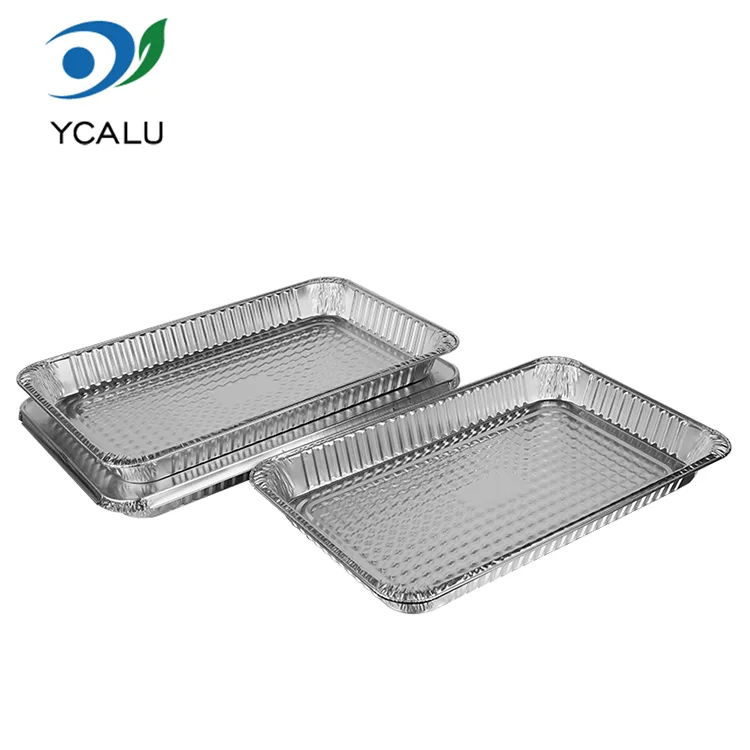 Capacitas capacissima barbecue clibani Argentei Aluminium Foil Cibus continentia