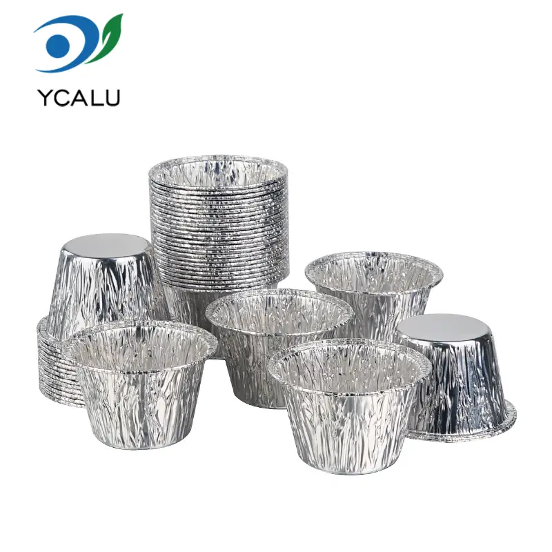 Mini placentae Cup Argentum Aluminium Foil
