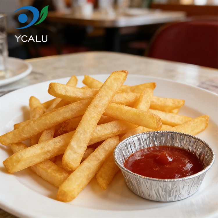 Fryer Argentum rotundum aere intingere Argentum Aluminium Foil Cibum Containers Fryer Argentum rotundum aere intingere Argentum Aluminium Foil Cibum Containers