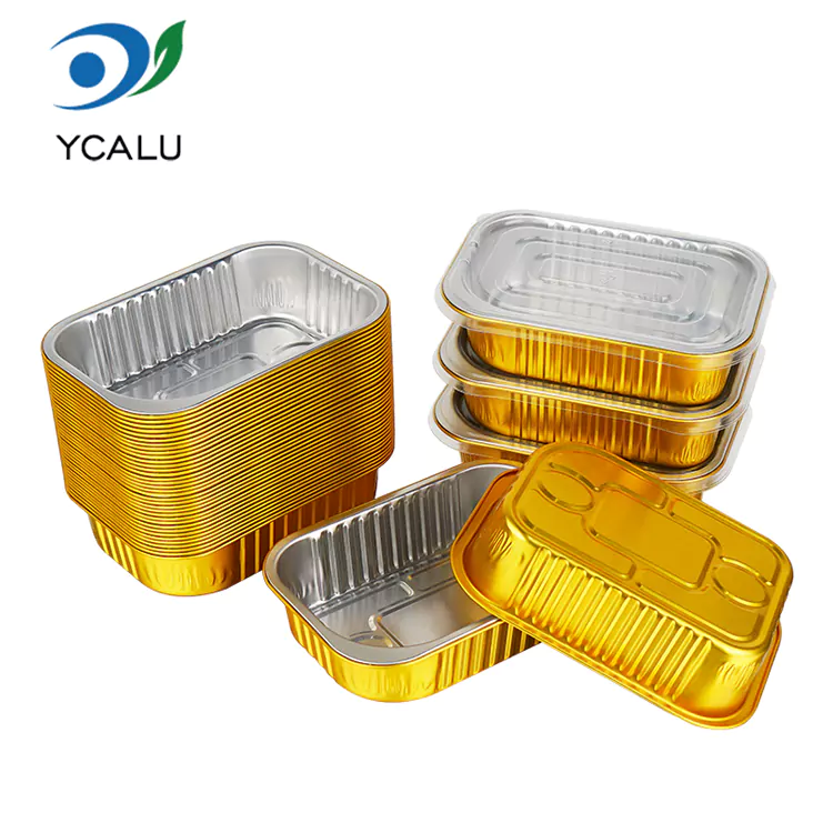 PROMPTU quadratum metus takeaway Aluminium Foil Containers
