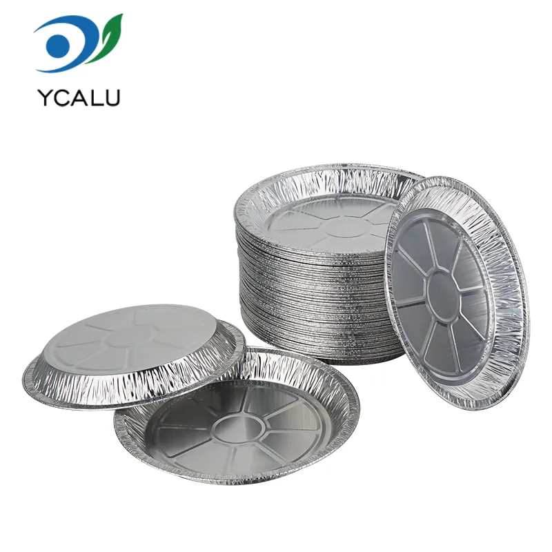 Eco-friendly Air Fryer Oven Argentea Aluminium Foil Cibus Continens