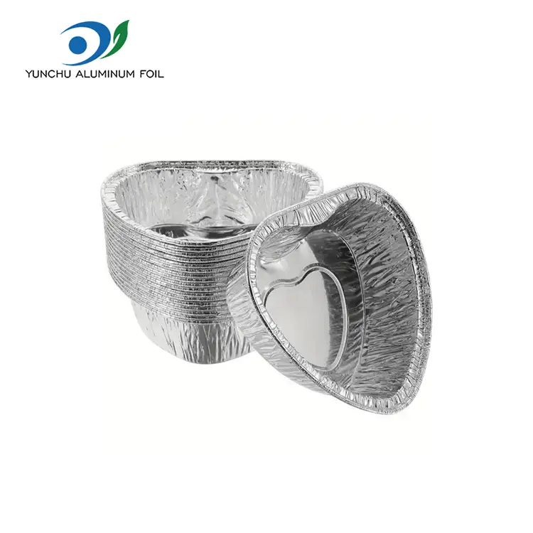 Cordis informibus crustulam aer Fryer Silver Aluminium Foil Containers