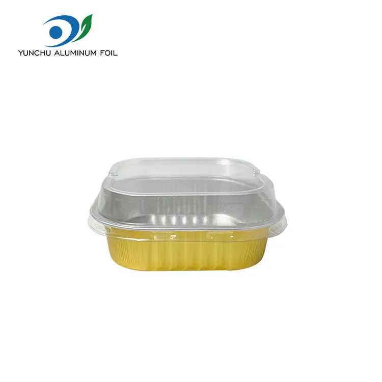 Square Smoothwall Aluminum Foil Containers