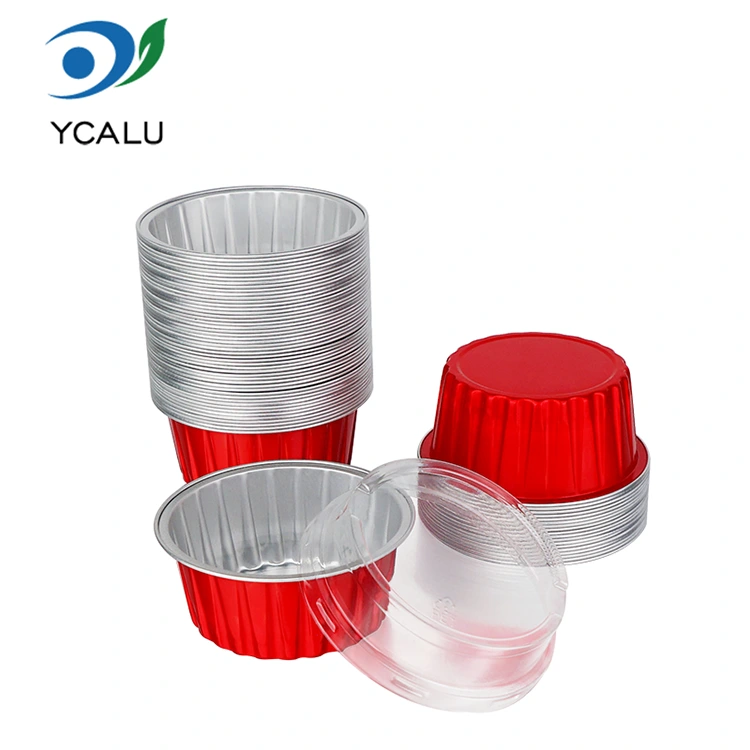 Uni-vicis coctus vario cupcakes teres Aluminium Foil Containers