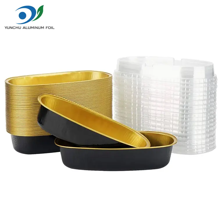 Oval color smoothwall Aluminium Foil Containers