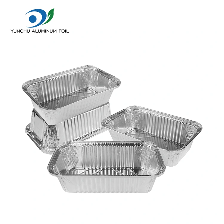 Rectangular Aeris Fryer stipare Silver Aluminium Foil Containers