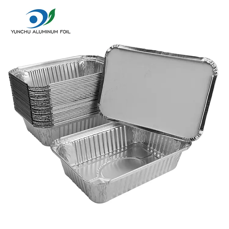 Rectangular Aeris Fryer Silver Aluminium Foil Containers
