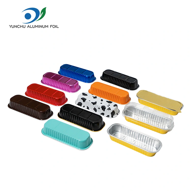 Rectangulum pistoria placenta smoothwall Aluminium Foil Containers