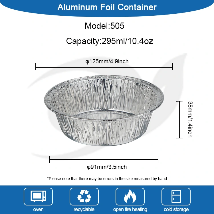 PROMPTU BBQ Air Fryer Argentum Aluminium Foil Food Containers