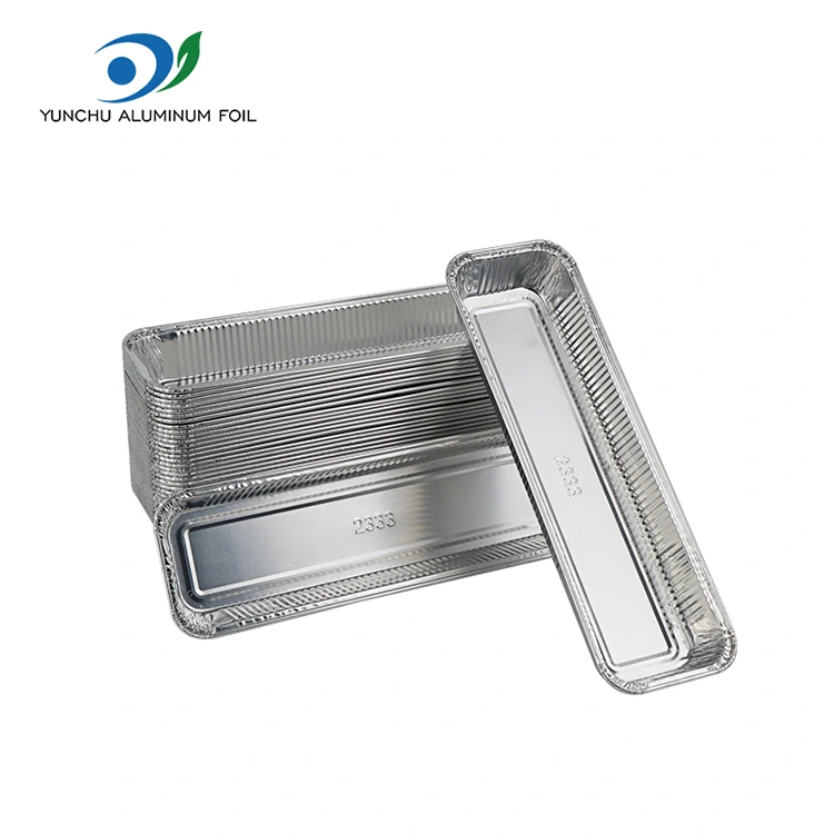 Rectangular panem aer Fryer Silver Aluminium Foil Containers