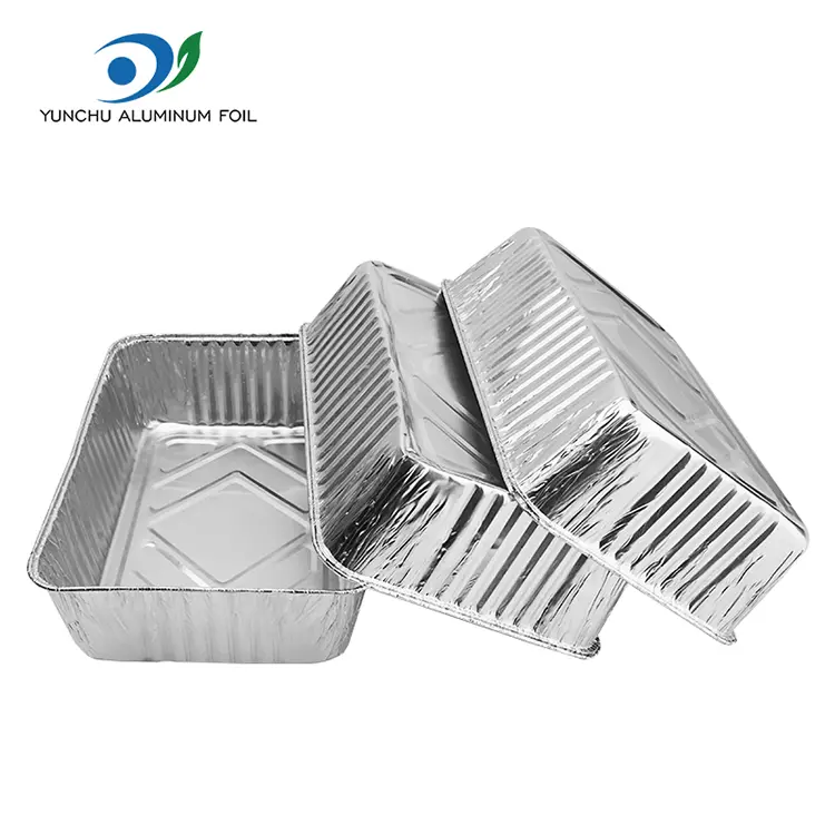 Atrum panem Takeaway Silver Aluminium Foil Containers