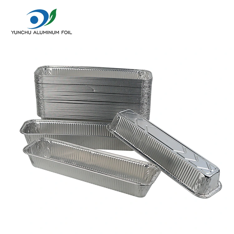 Rectangulum panis Tray Pistoria Silver Aluminium Foil Containers