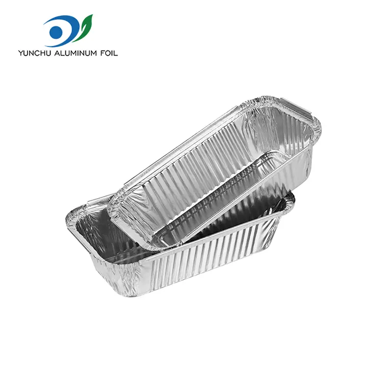 Atrum Clibili pistoria Takeaway Silver Aluminium Foil Containers