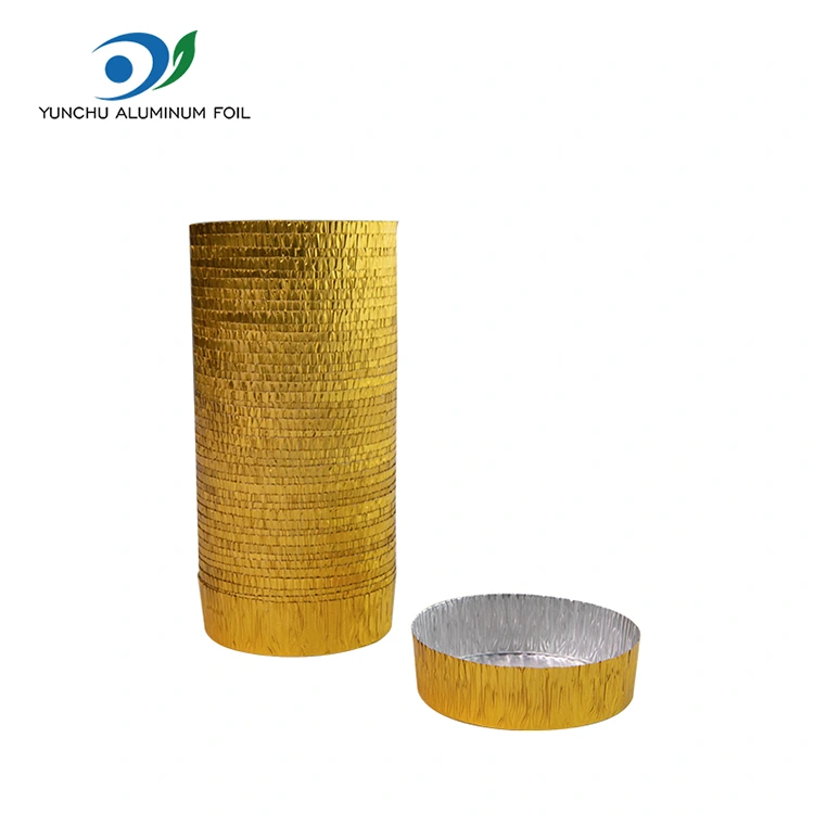 Circum parva pistoria argentum aluminium ffoyle cibum continens