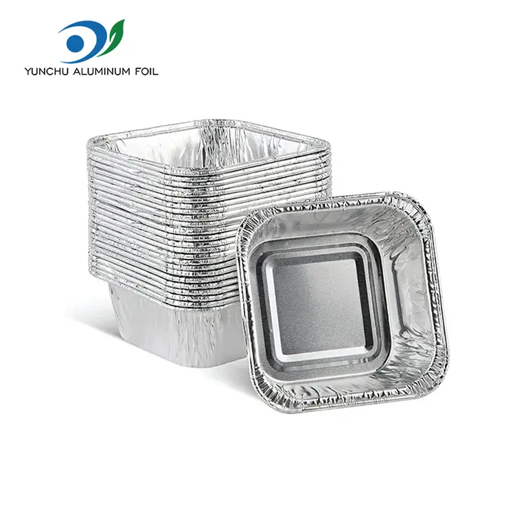 Quadratum Aeris Fryer Pistoria Silver Aluminium Foil Containers