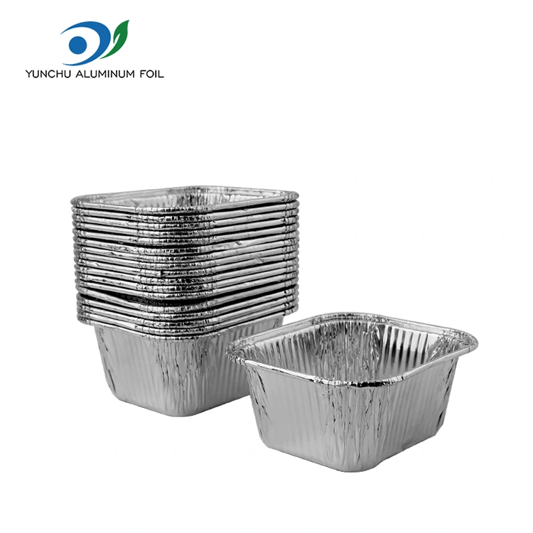 Square Pistoria Sheet Aeris Fryer Silver Aluminium Foil Containers
