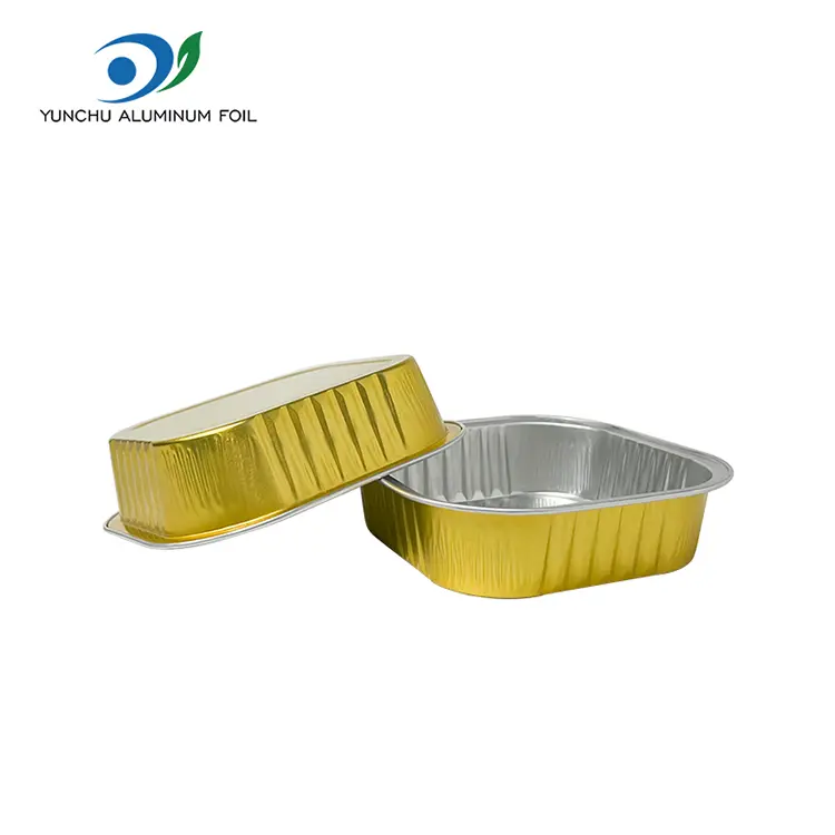 Square Smoothwall Aluminium Foil Containers