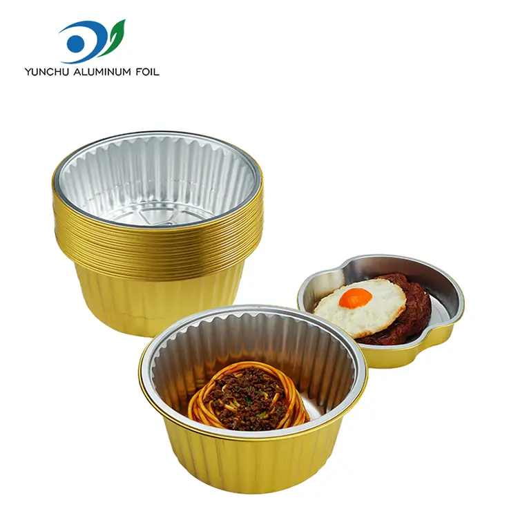 Takeaway Dining Golden per Aluminium Foil Containers