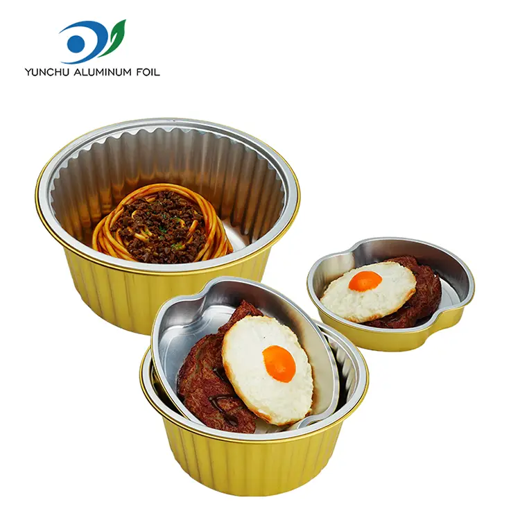 Takeaway Dining Golden per Aluminium Foil Containers